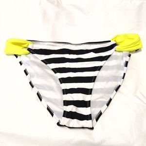 Striped Bikini Bottoms with Cute Loops